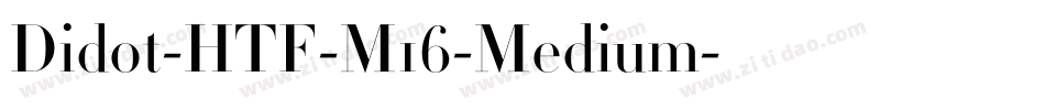 Didot-HTF-M16-Medium字体转换