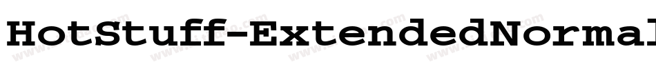 HotStuff-ExtendedNormal字体转换