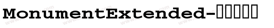 MonumentExtended字体转换