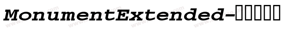 MonumentExtended字体转换