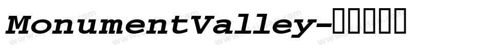 MonumentValley字体转换 MonumentValley字体转换