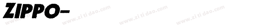 Zippo字体转换