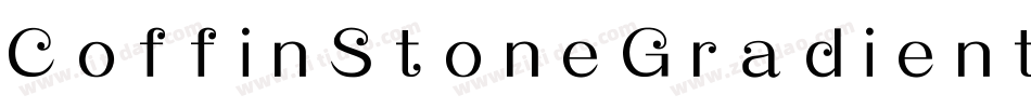 CoffinStoneGradientItalic-L33O4字体转换
