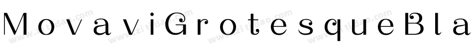 MovaviGrotesqueBlack-M33e字体转换