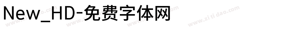 New_HD字体转换