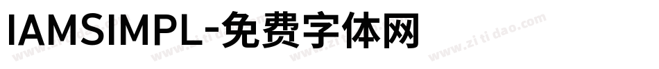IAMSIMPL字体转换