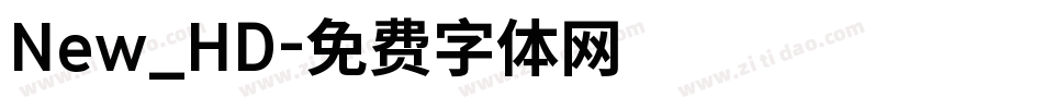New_HD字体转换