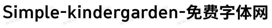Simple-kindergarden字体转换