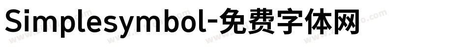 Simplesymbol字体转换