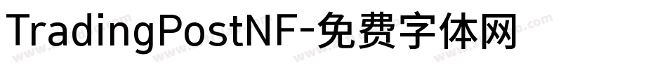 TradingPostNF字体转换