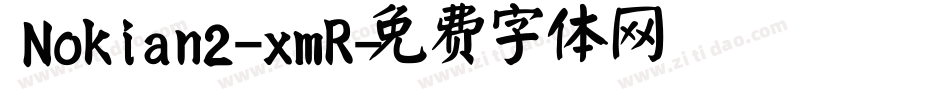 Nokian2-xmR字体转换
