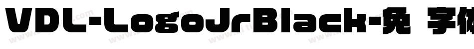 VDL-LogoJrBlack字体转换