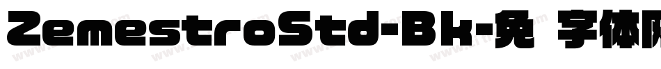 ZemestroStd-Bk字体转换