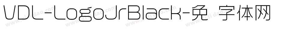 VDL-LogoJrBlack字体转换