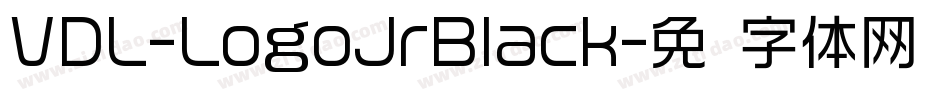 VDL-LogoJrBlack字体转换