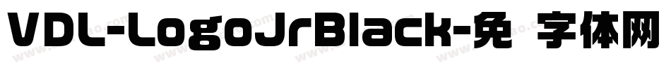 VDL-LogoJrBlack字体转换