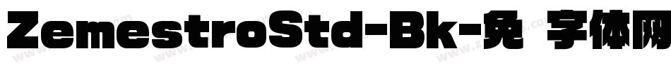 ZemestroStd-Bk字体转换