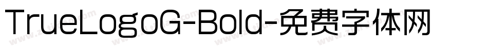 TrueLogoG-Bold字体转换