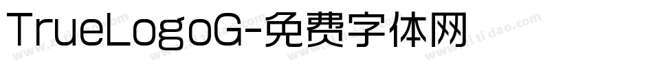 TrueLogoG字体转换