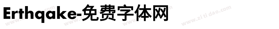 Erthqake字体转换