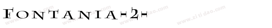 Fontania-2字体转换