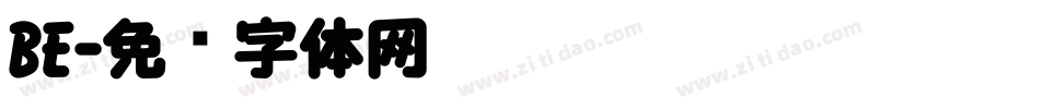 BE字体转换