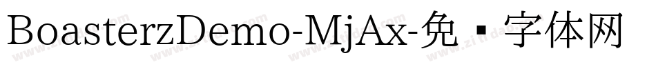 BoasterzDemo-MjAx字体转换