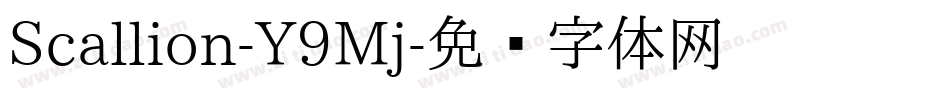 Scallion-Y9Mj字体转换
