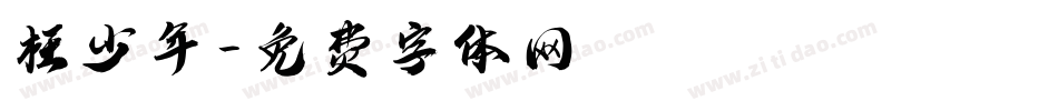 枉少年字体转换