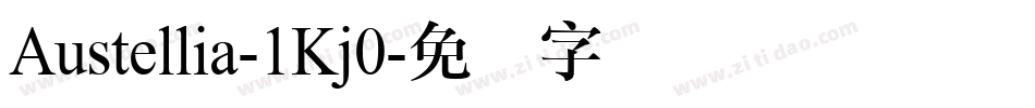 Austellia-1Kj0字体转换