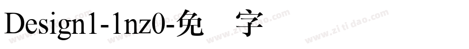 Design1-1nz0字体转换