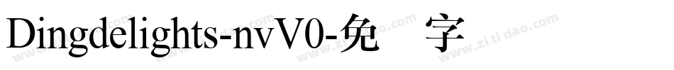 Dingdelights-nvV0字体转换