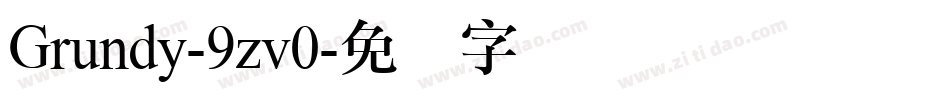Grundy-9zv0字体转换