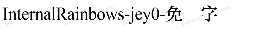 InternalRainbows-jey0字体转换