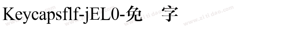 Keycapsflf-jEL0字体转换