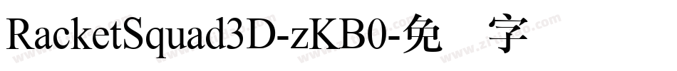 RacketSquad3D-zKB0字体转换