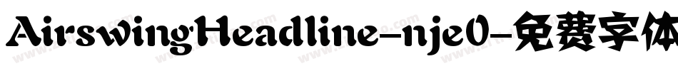 AirswingHeadline-nje0字体转换