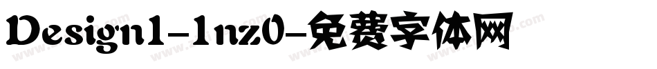 Design1-1nz0字体转换