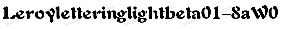 Leroyletteringlightbeta01-8aW0字体转换