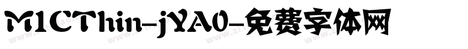 M1CThin-jYA0字体转换