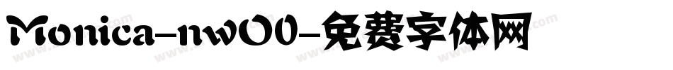 Monica-nwO0字体转换