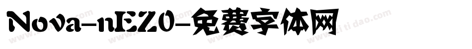 Nova-nEZ0字体转换