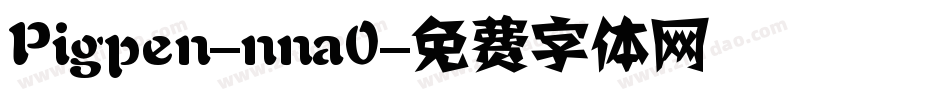 Pigpen-nna0字体转换