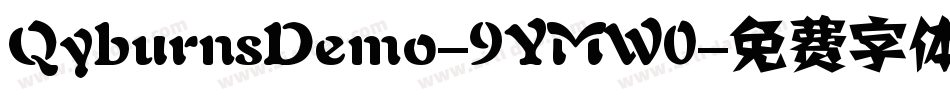 QyburnsDemo-9YMW0字体转换