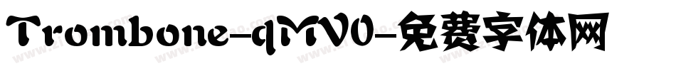 Trombone-qMV0字体转换