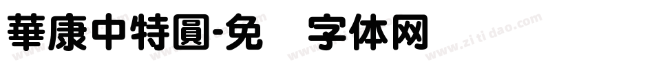 華康中特圓字体转换