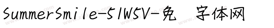 SummerSmile-51W5V字体转换
