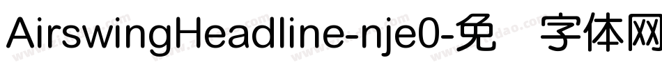 AirswingHeadline-nje0字体转换