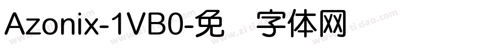 Azonix-1VB0字体转换