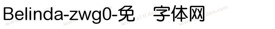 Belinda-zwg0字体转换